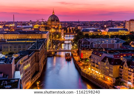 Similar – Image, Stock Photo light Evening Berlin City