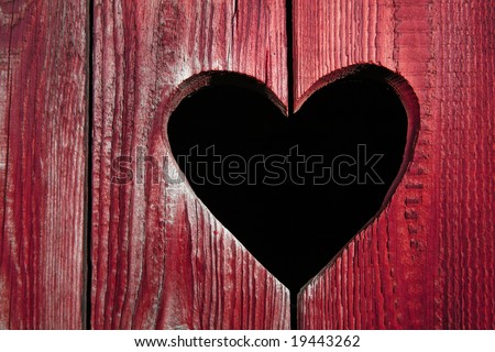 Similar – Image, Stock Photo Wooden door with heart shape hole. Wood plank background