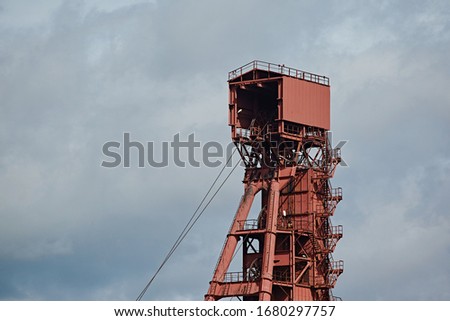 Similar – Foto Bild Förderturm Industrie