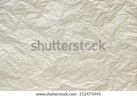 Texture of a surface of the crumpled standard sheet for an abstract background and for the text