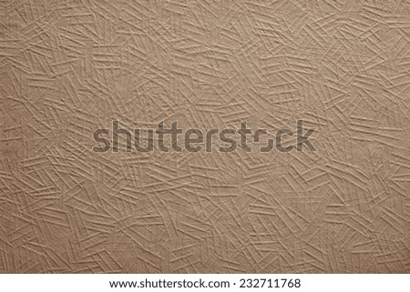 blank surface of the painted corrugated paper or cardboard of brown color for empty and the pure textured backgrounds