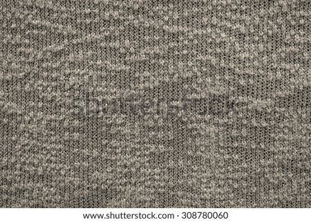 abstract knitted texture of dark beige color closeup for backgrounds with a blank space for the text