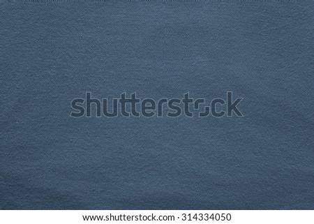 texture of knitted fabric of dark blue color with a blank space for pure backgrounds