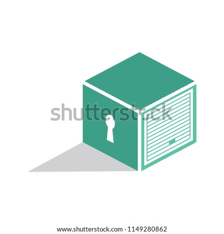 Secured Self Storage Logo Design  