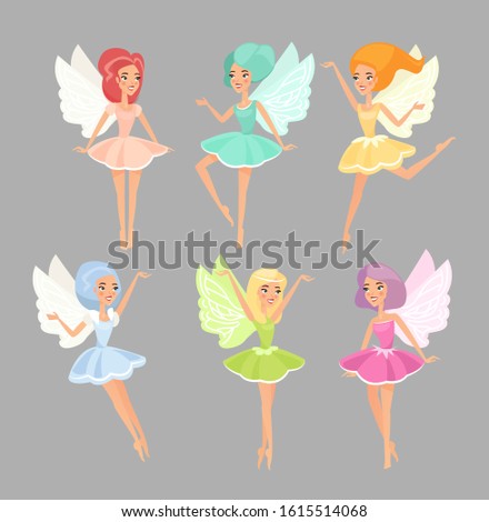 Medium Spring Fairy Pixie Girls Child Costume w//Wings
