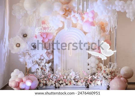 Image, Stock Photo shooting with a butterfly