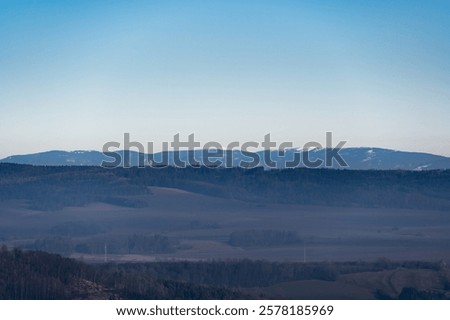 Similar – Image, Stock Photo Landscape of the Prades mountains, in Tarragona, Spain.