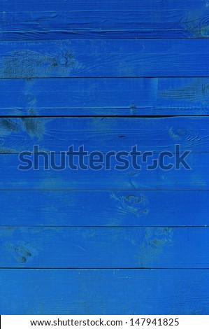 texture of blue painted boards