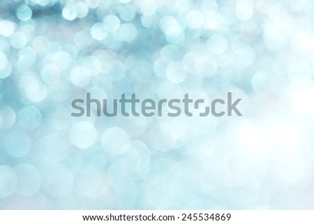 Soft blue glitter christmas abstract background Defocused abstract blue christmas winter background Soft lights
