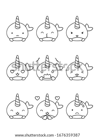 Download Narwhal Coloring Page At Getdrawings Free Download