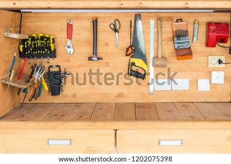Similar – Image, Stock Photo pencils Workbench
