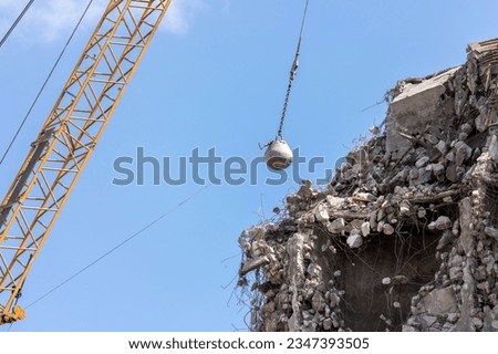 Similar – Image, Stock Photo wreck Demolition house