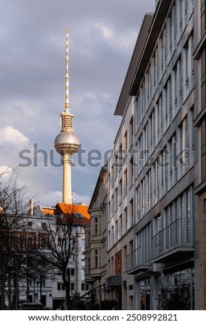 Similar – Foto Bild Wolkiger Ausblick auf Berlin vom HBF Berlin II