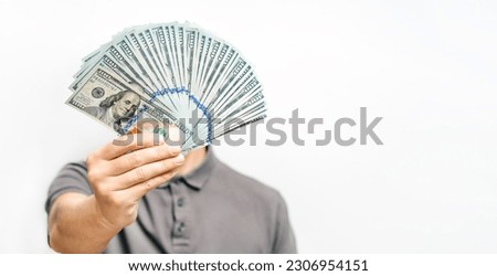 Similar – Image, Stock Photo Banknotes again billing