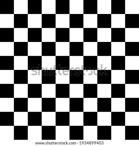 Seamless black and white square grid pattern for background

