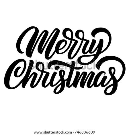 merry christmas black ink brush hand lettering isolated on white background vector illustration can - Merry Christmas Black And White merry christmas black ink brush hand lettering isolated on white background vector illustration can - Merry Christmas Black And White