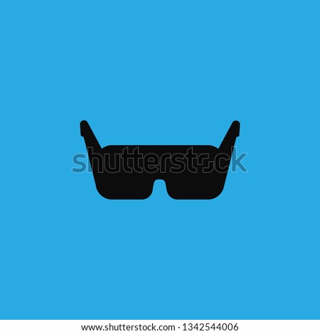 cinema glasses 3d imax icon vector