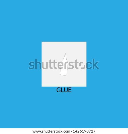 glue icon sign signifier vector