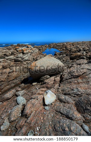 Rocks on the Skeleton coast, Namaqualand, Northern Cape, South Africa