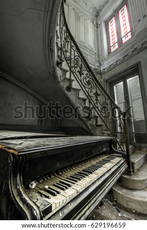 Similar – Image, Stock Photo Piano Keys Dusty Beautiful