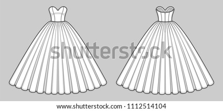 Ball Gown Drawing At Getdrawings Free Download