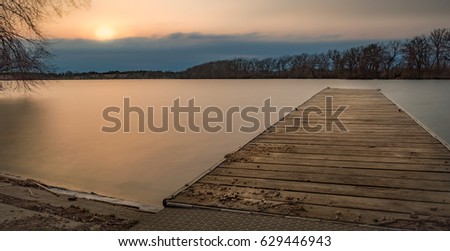 Similar – Image, Stock Photo The lake in the summer