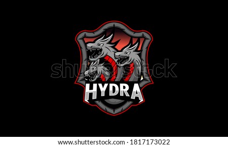 Hydra esport logo vector. Esport gaming logo
