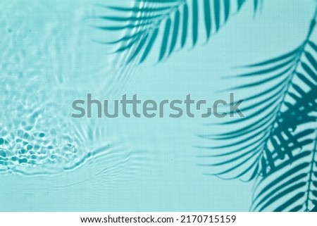 Image, Stock Photo Light and shadow: Water circles in the shade of trees