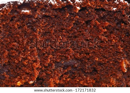 Chocolate cake delicious food background or texture