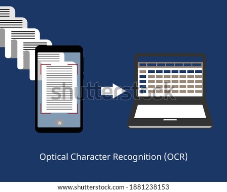 Optical Character Recognition (OCR) technology by taking a photo of many documents and to be able to edit vector