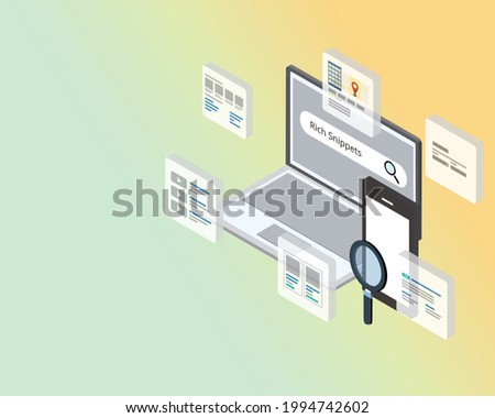 different types of Rich Snippets or rich results with additional data displayed 