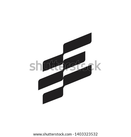 ee logo flag modern and minimals concept with wave style