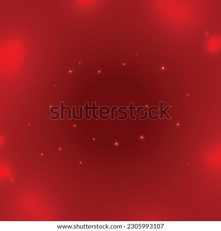 Beautiful Red Bokeh Vector Background. Bright red light and dark red background, can use as wallpaper, banner, head picture and others.