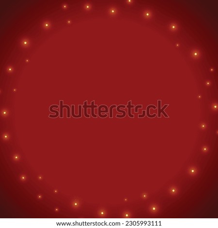 Beautiful Red Bokeh Vector Background. Bright red light and dark red background, can use as wallpaper, banner, head picture and others.