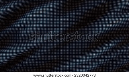 Black and white wavy halftone background vector
