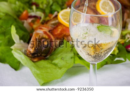 Fish and white wine