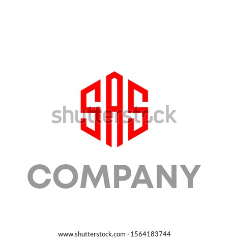 SAS logo vector design template sign