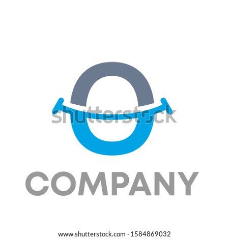 o smile logo icon design template sign