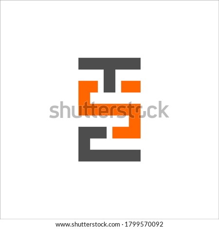 T S C logo design vector sign Stock fotó © 