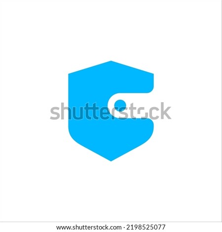 shield and wallet logo design vector sign