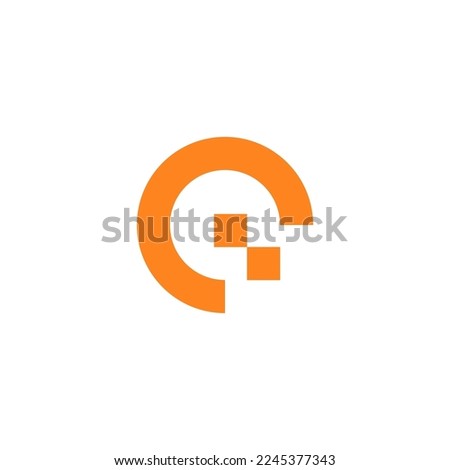 letter O pixel logo design vector sign