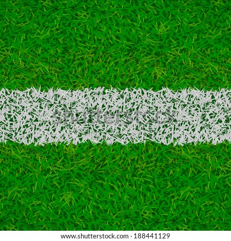 Top view texture grass design with white line vector