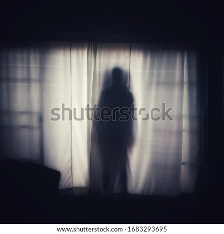 Similar – Image, Stock Photo Murderer, standing in black letters, as lettering, on an old squat house, with many windows, behind a brick wall painted with graffiti. Sign as an appeal against racism, war, hatred, violence, brutality and discrimination.