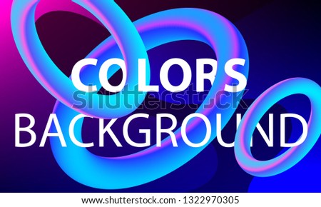 Color background design. Gradient composition. Futuristic design posters. Abstract color 3d paper art illustration set. Contrast colors. Layout for banners presentations, flyers, posters.