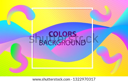 Background color design. Contrast colors. Bright gradient composition. Futuristic poster design. Abstract 3d art color paper illustration. Layout for banners, presentations, flyers, posters. 