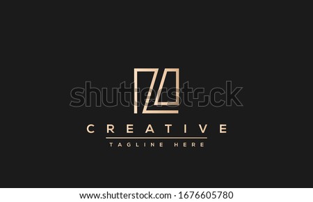 Abstract monogram letter L logo icon design. Minimalist L LL creative initial based vector template. Stock foto © 