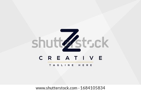 Modern creative Z Logo Design and template. Z ZZ icon initials based Monogram and Letters in vector.