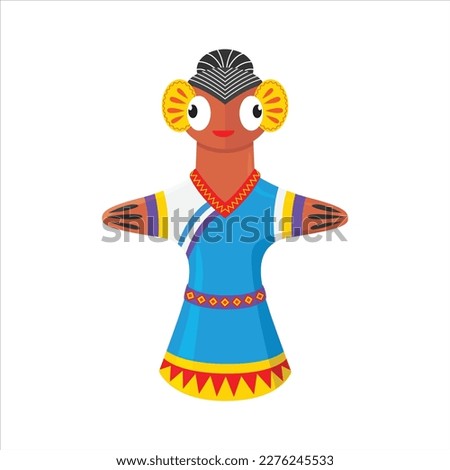 Tepa Putul is one kind of Bangladeshi traditional terracotta folk form. Bangla new year is called pohela boishakh motif.