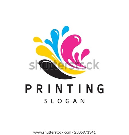 Digital Print Logo Design Template