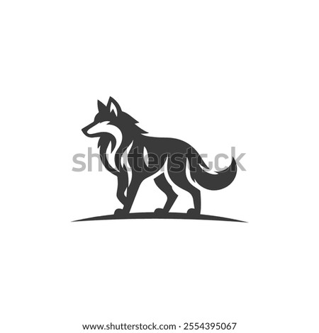 head of wolves logo template wolves icon illustration